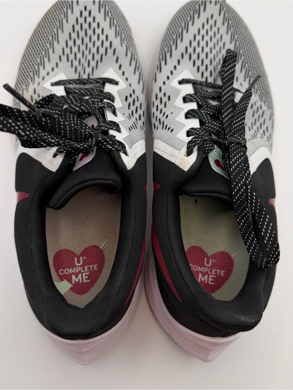 Nike Air Zoom Winflo 6 Women’s Size 9 White Black Pink Running Shoes - Picture 6 of 9